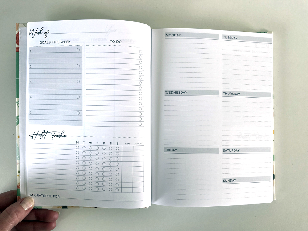 Forever Planner Hardbound Planner - Weekly Spread